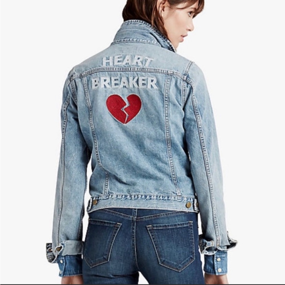 Lucky Brand Legend Heart Breaker Jean Jacket